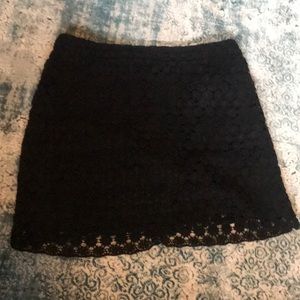 H&M mini black skirt size 8